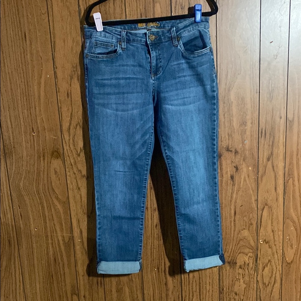 Kut from the Kloth Blue Ankle Cropped Jeans